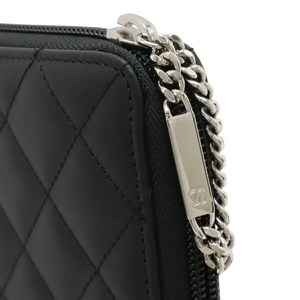 Chanel Cambon Line Soft Calf Long Wallet
